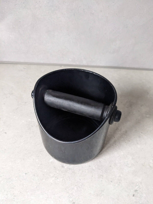 DreamFarm Grindenstein Knock Tamper Waste Coffee Grinds Bin - Charcoal Black