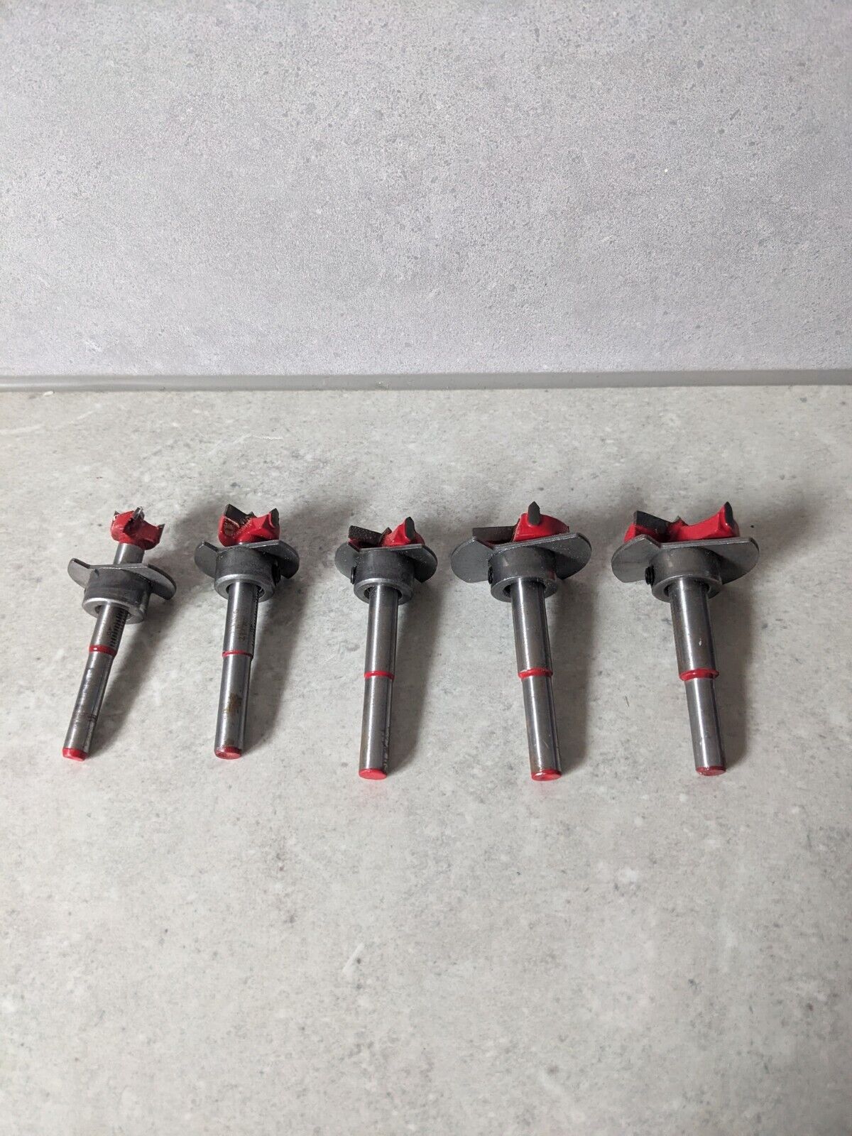 5Pcs Forstner Drill Bit Set Adjustable Wood Auger Cutter