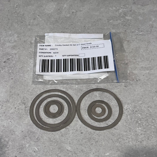 Crosby Gasket Kit Set Of 7 Seals 200273