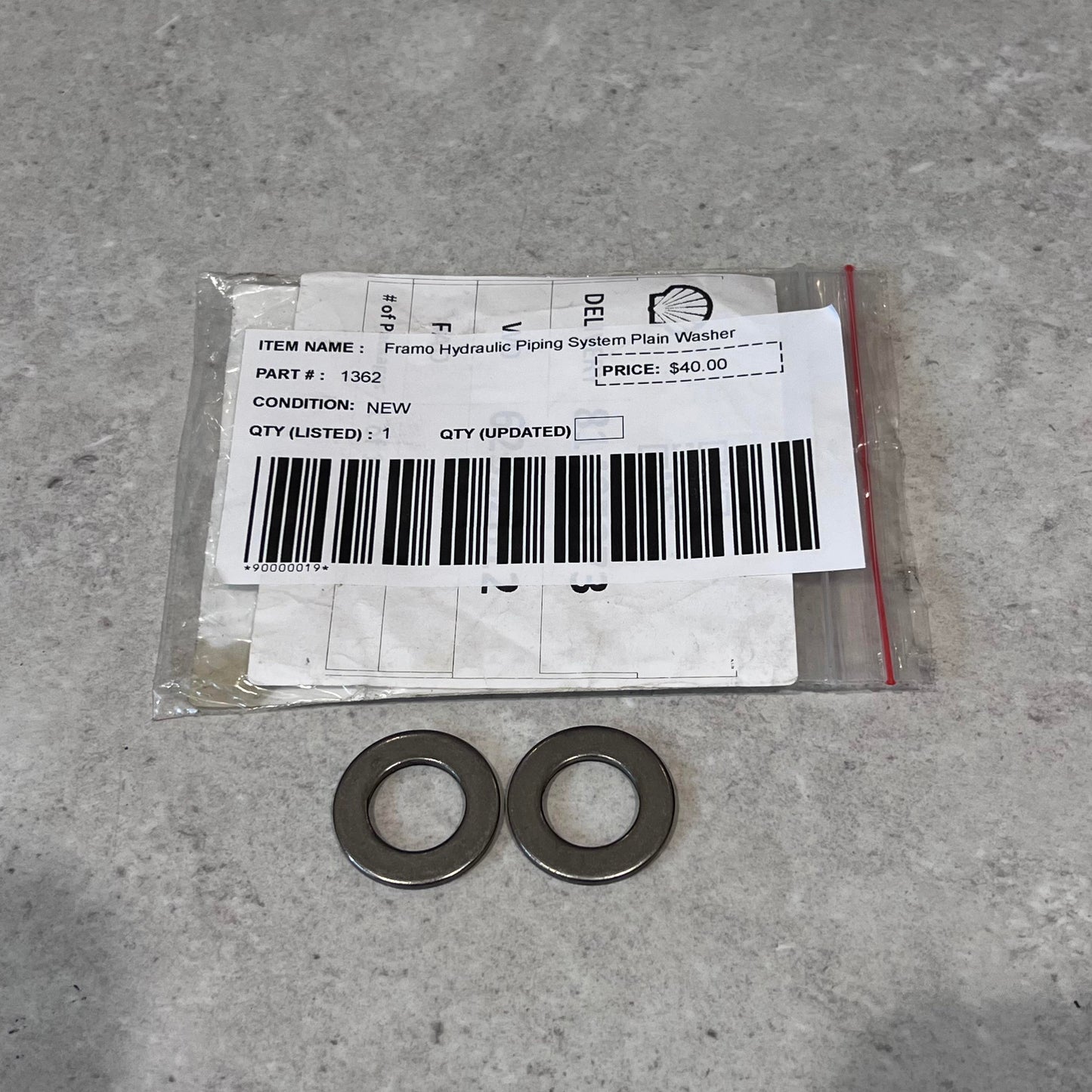 Framo Hyrdraulic Pumping System Plain Washer PK 2 1362