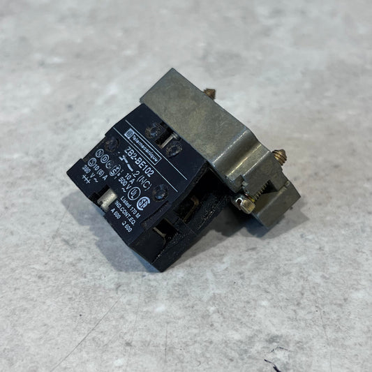Telemecanique Contact block, Harmony XAC 1NC + Mounting Block