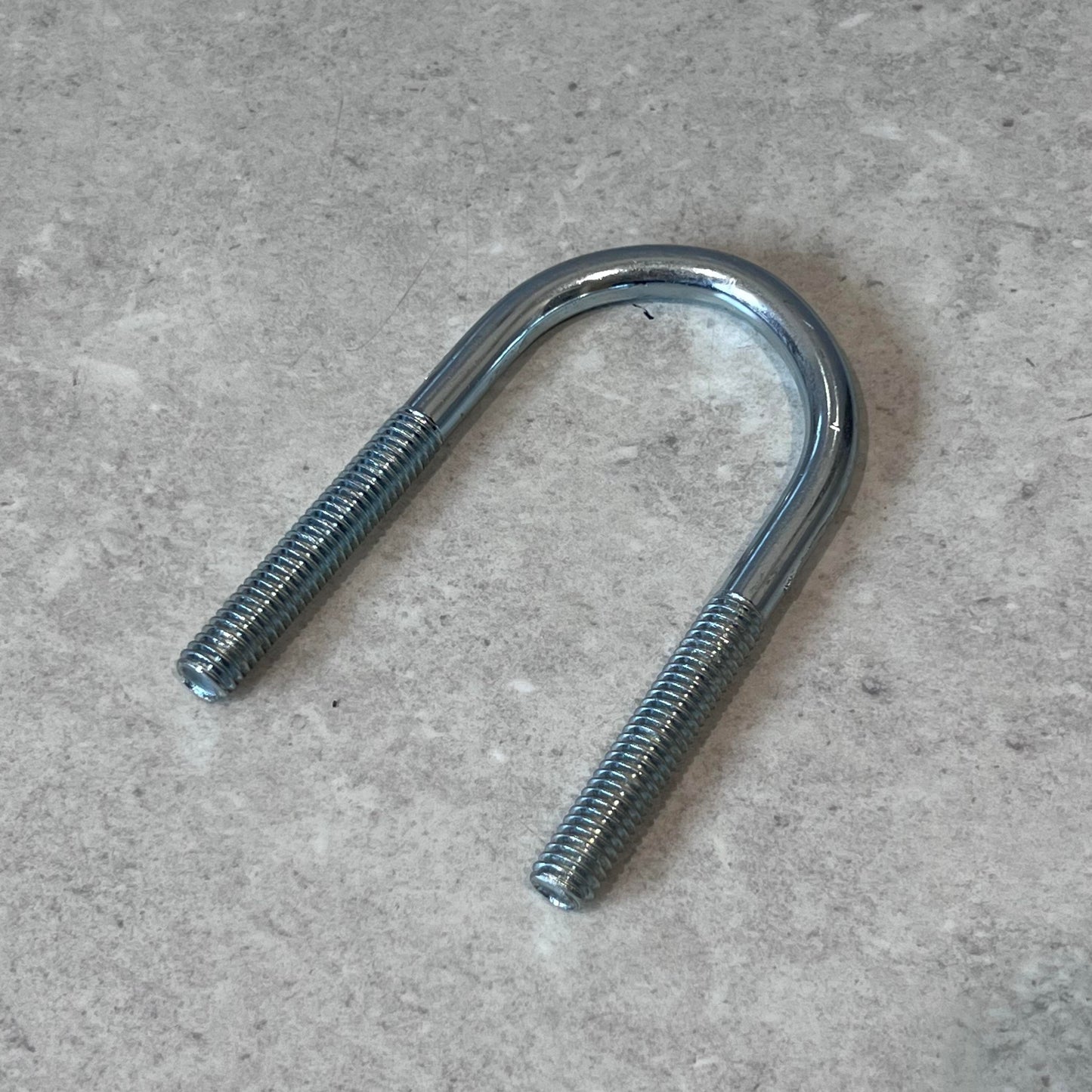 UNBRANDED M10 x 48mm Inside (W) x 98mm Length (L) Zinc Round U Bolt