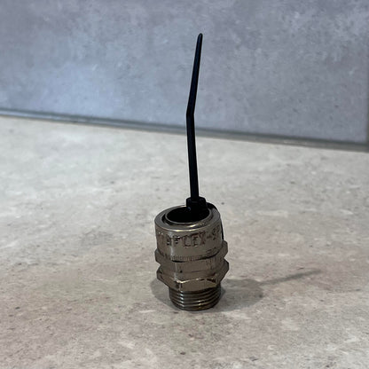 Adaptaflex Nickel, Conduit Fitting M20, Brass, Silver IP54 (No Locknut) SP20