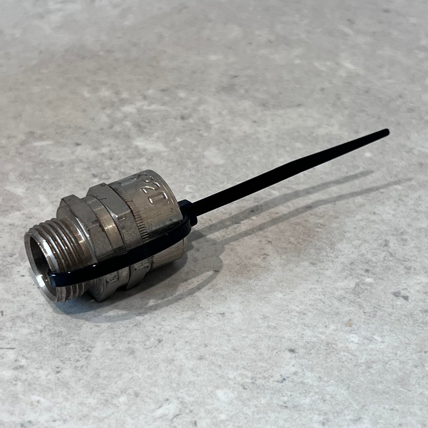 Adaptaflex Nickel, Conduit Fitting M20, Brass, Silver IP54 (No Locknut) SP20