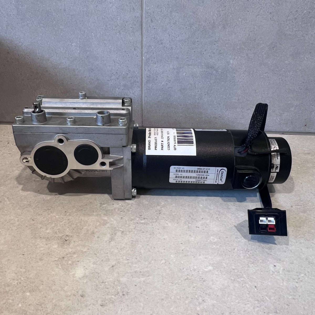 Pride Mobility Motor & Gearbox for Quantum 600, 610 and R-4000 Power Chairs RIGHT