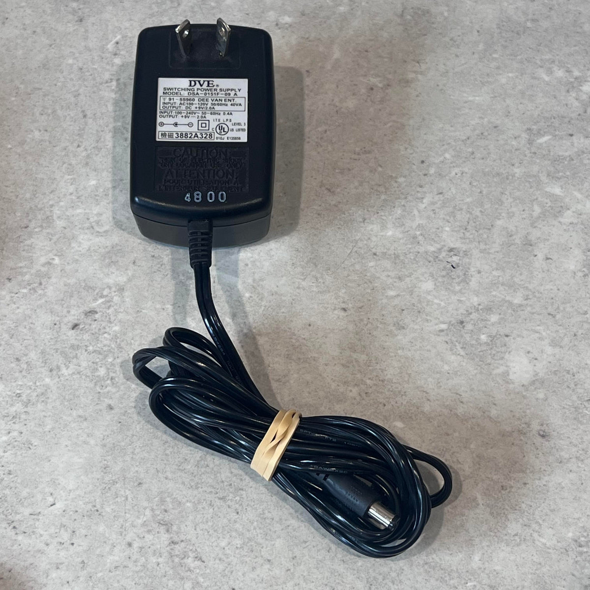 DVE Power Supply 9VDC 2A 5.5mm