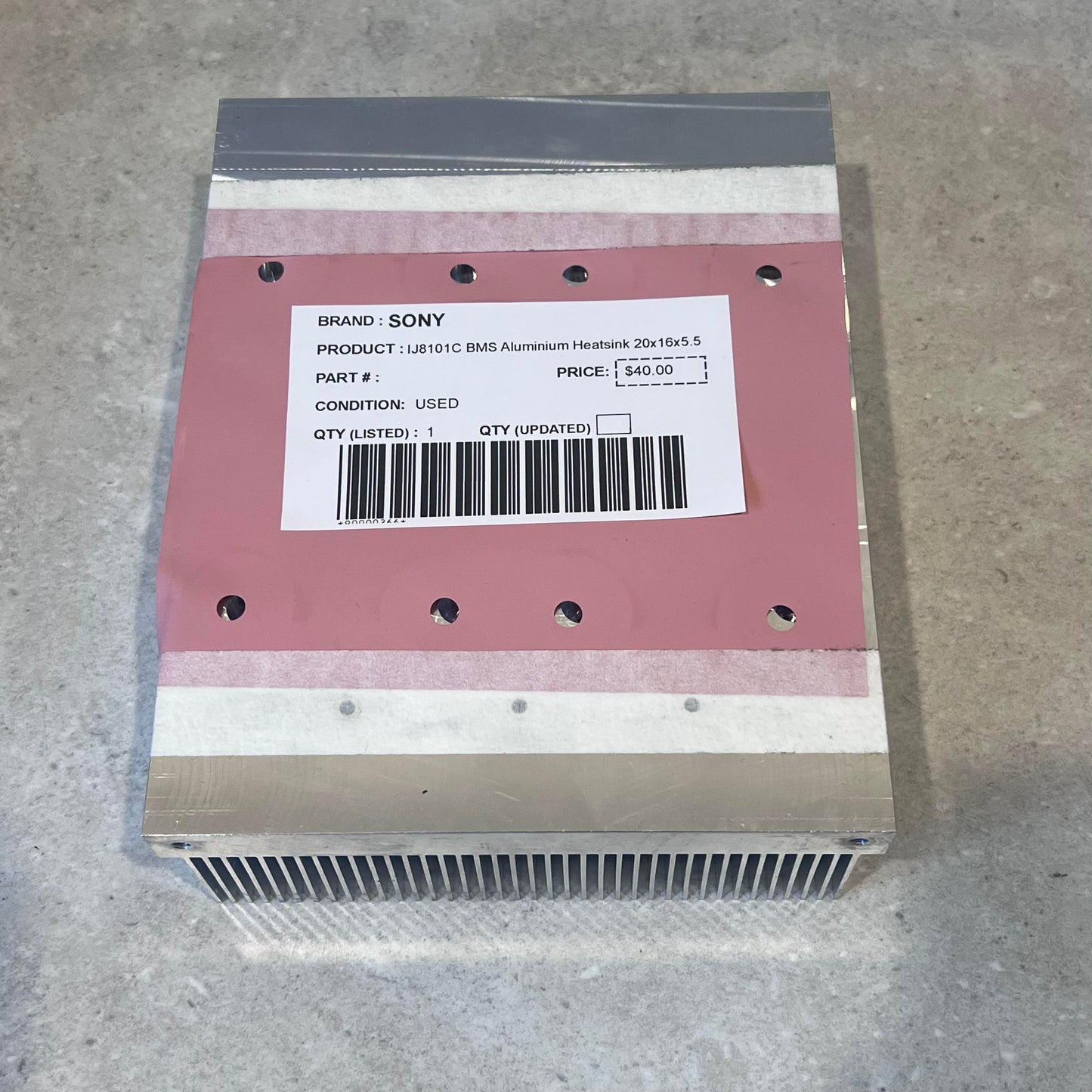 SONY IJ8101C BMS Aluminium Heatsink 20x16x5.5