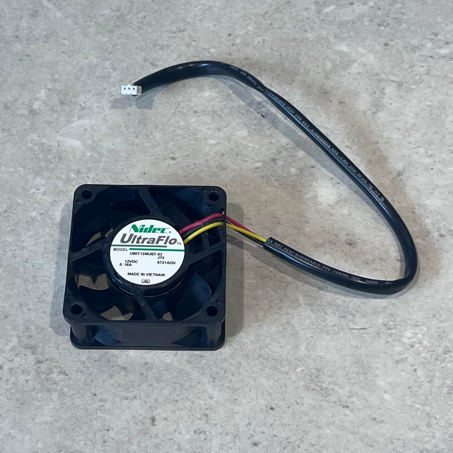 NIDEC Ultraflo 6025 Fan 60mm 12V DC To suit Sony IJ8101C BMS