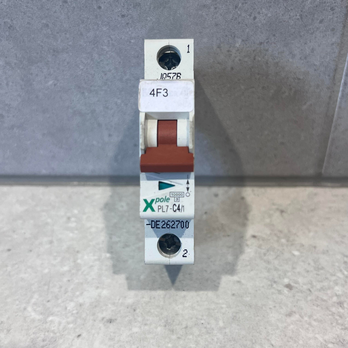 F&G Circuit breaker, 1 pole, 4A, C curve