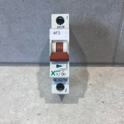 F&G Circuit breaker, 1 pole, 4A, C curve