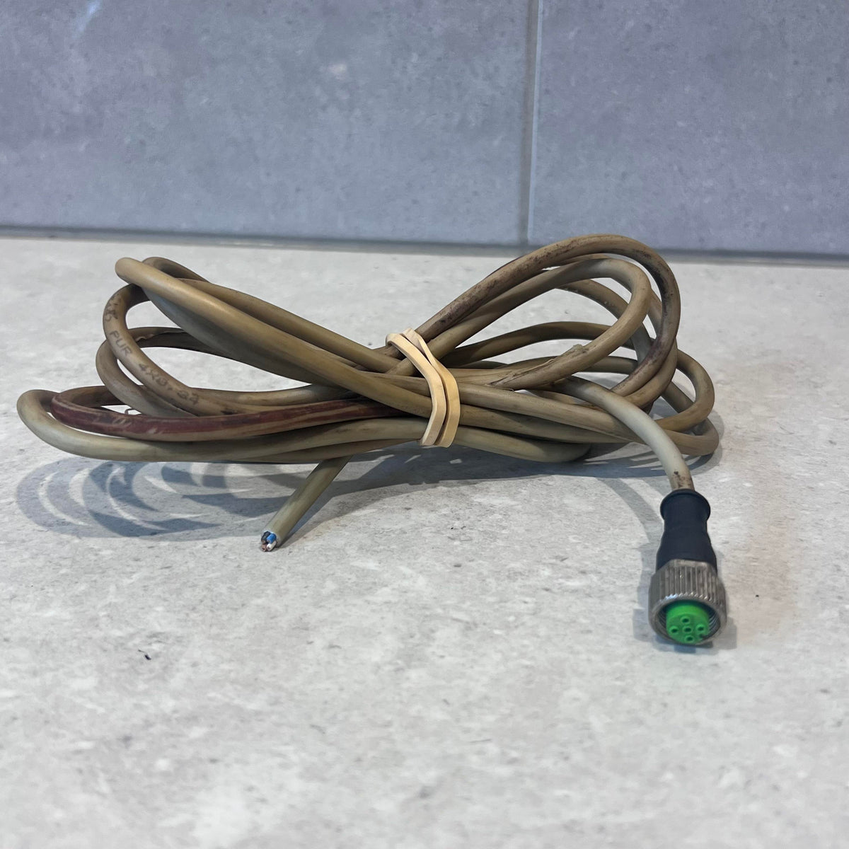 Murrelektronik M12 female connector cable, 4 pin, 2.5m (cut)