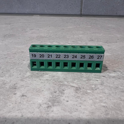 DEGSON Pluggable terminal strip, 9 position, 300V, 15A