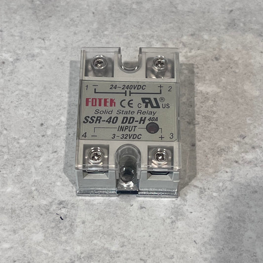Fotech Solid state relay, 40A, 24-240VDC out, 3-32VDC in