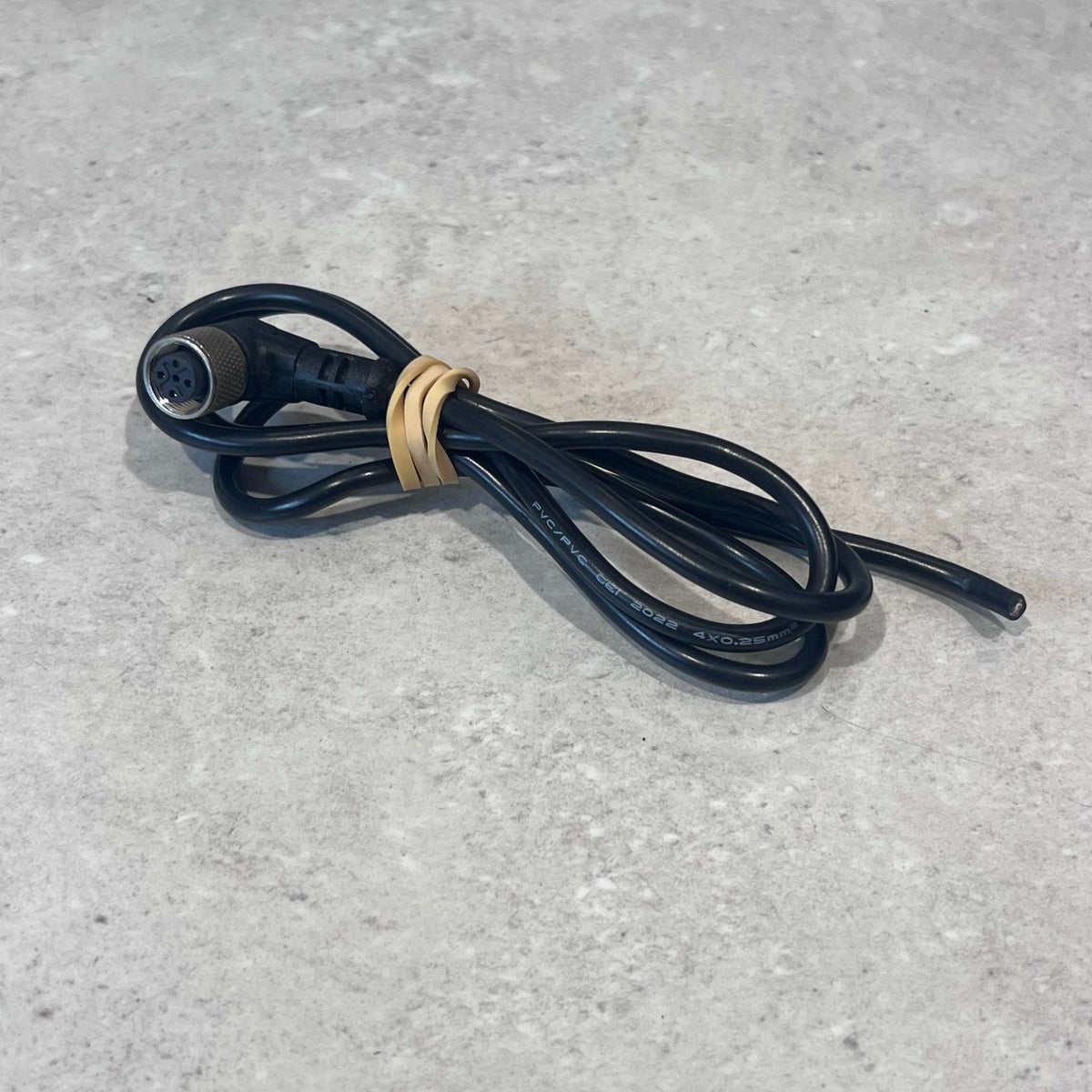Proximity sensor plug, right angle, M12, 4 pin, 1m lead