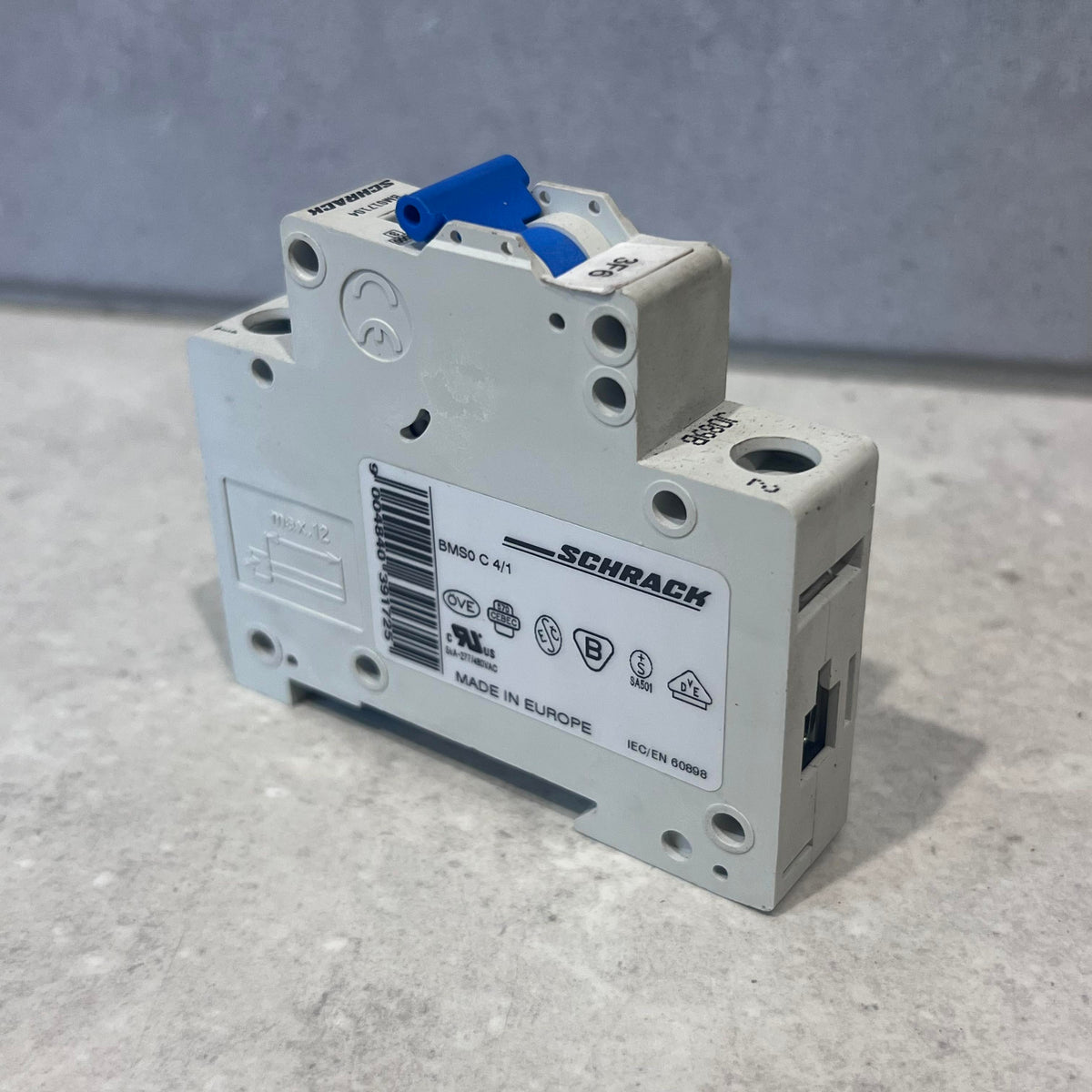 Schrack Circuit breaker C4/1, 10kA