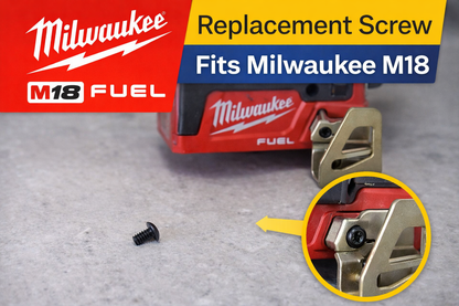 Milwaukee M18 Belt Hook Clip Replacement Screw – Fits Impact Driver & Drill