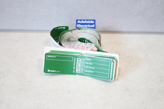 Brady - Heavy Duty Appliance Test Tag, Caution PK 60 Green