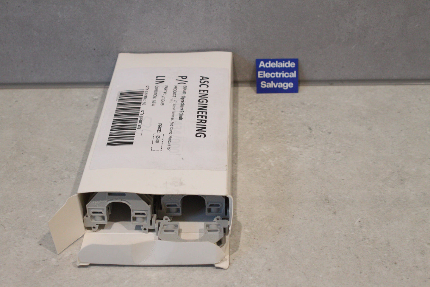 Sprecher+Schuh - V7 Screw Terminals End Clamp Standard for VH7 - V7-EA35