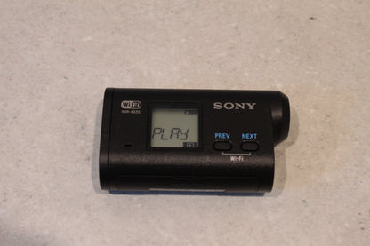 SONY Exmor SteadyShot Action Camera with Hard Case *TESTED AND WORKING* HDR-AS20