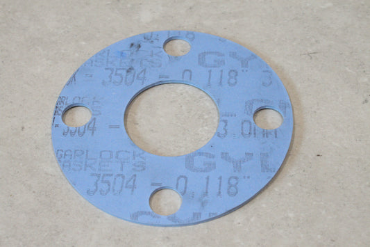 Klinger Gylon Blue 3.0mm Thick PTFE Gasket 4 Bolt Flange DN 2" (50mm)