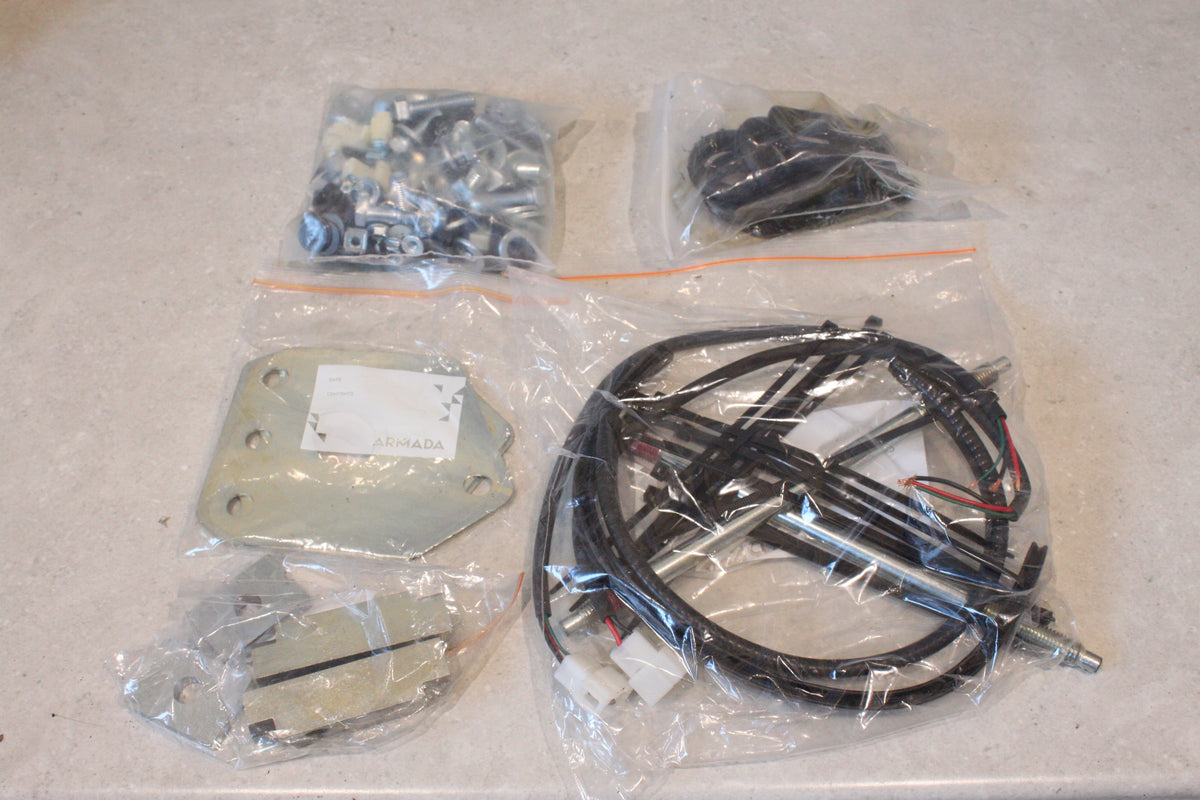 ARB Bull Bar Fitting Kit Toyota LandCruiser 200 Series Opened, Parts As Shown