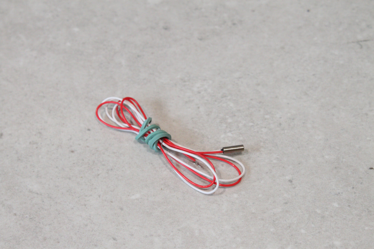 PT100 RTD Temperature Sensor 3mm x 10mm Probe, 45cm Leads (2-Wire)