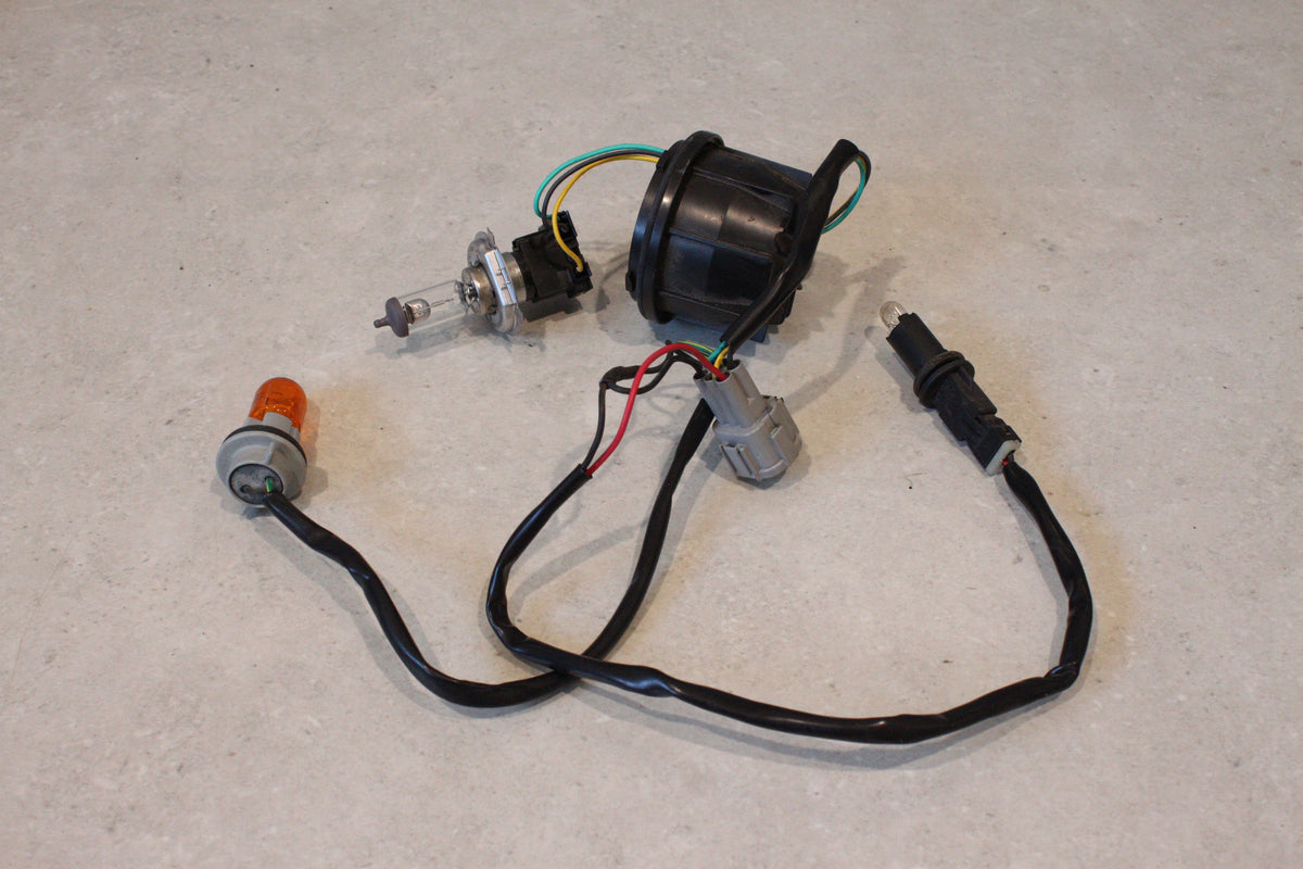 NISSAN Headlight wiring harness with Globes 6 Pin