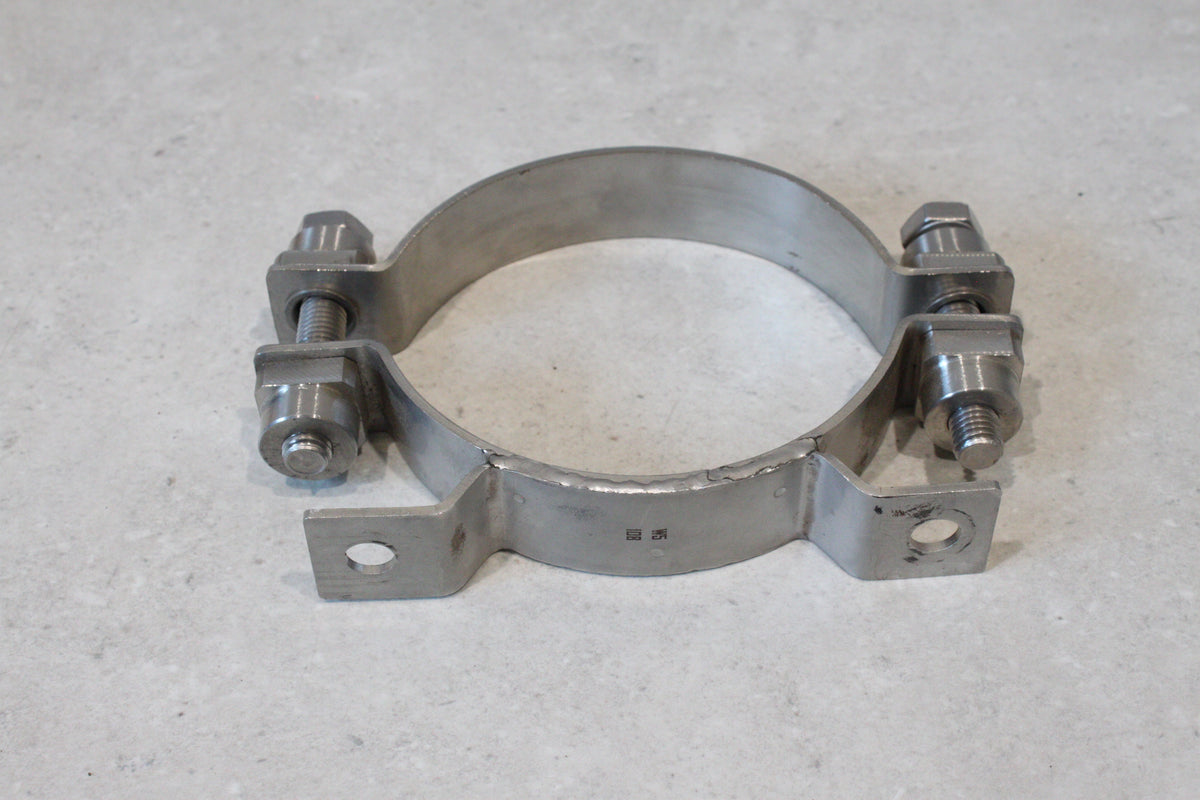 Heavy Duty Pipe Clamp 316SS W5 108 125mm Hole Spacing
