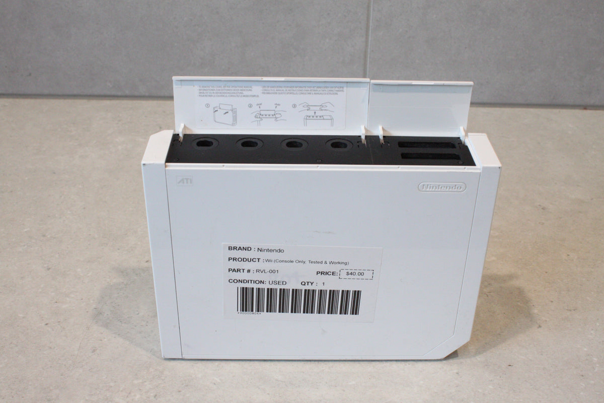 Nintendo Wii (Console Only, Tested & Working) RVL-001