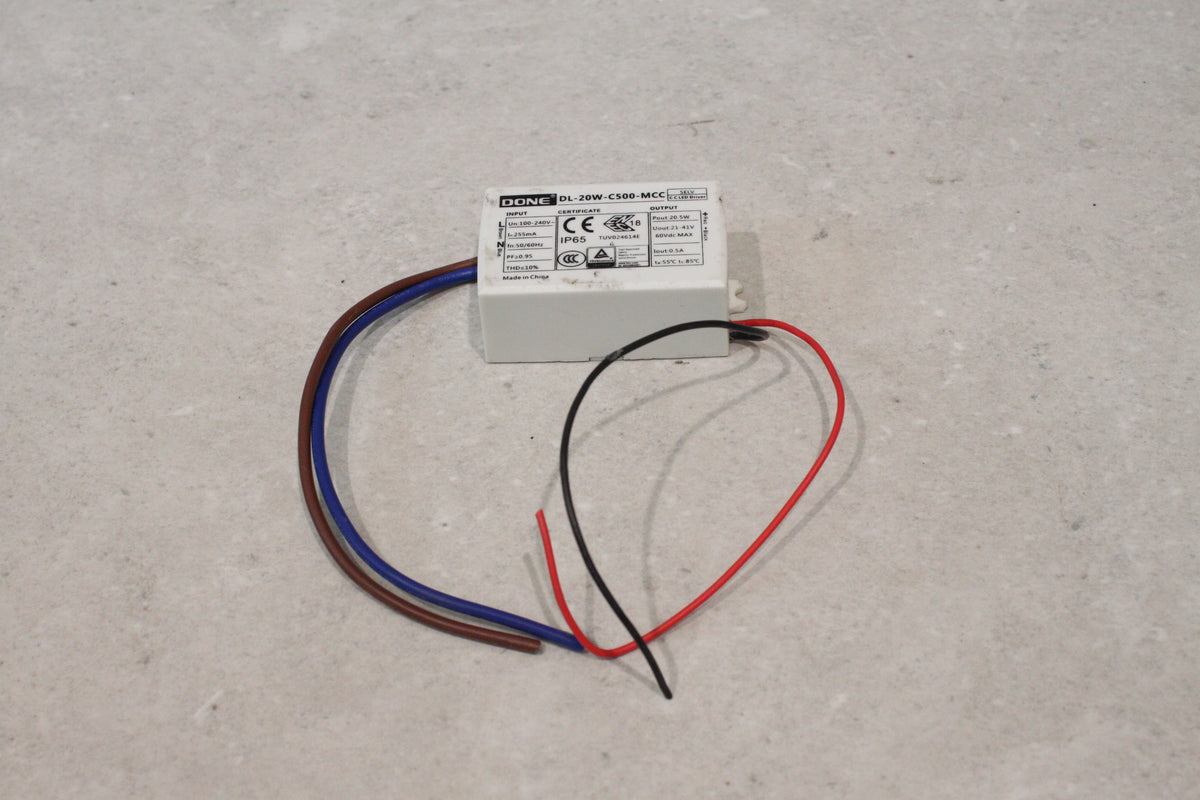 DONE LED Constant Current Driver 21-41V 500mA Waterproof DL-20W-C500-MCC