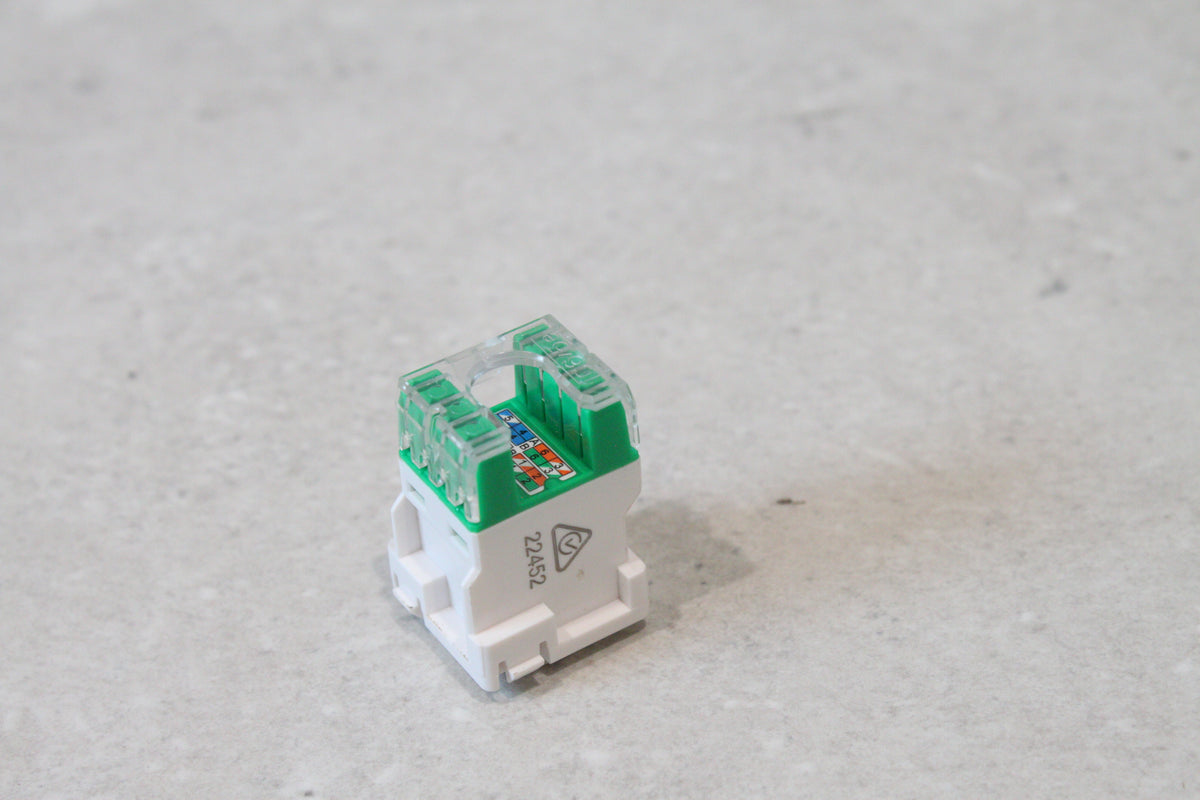 Clipsal Actassi RJ45 Jack Mech 30 Series 30RJ45SMA6C-WE