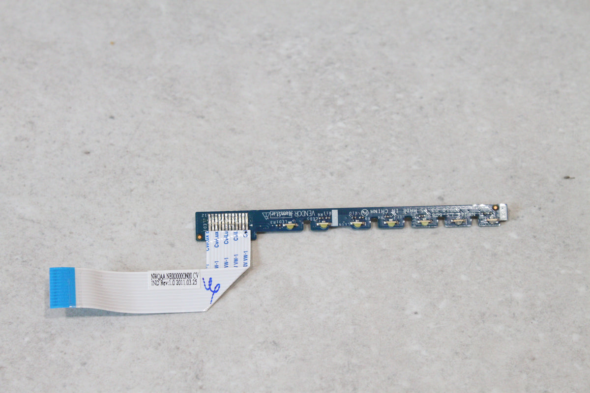 Toshiba Satellite P750 Status LED Board NWQAA LS-6063P