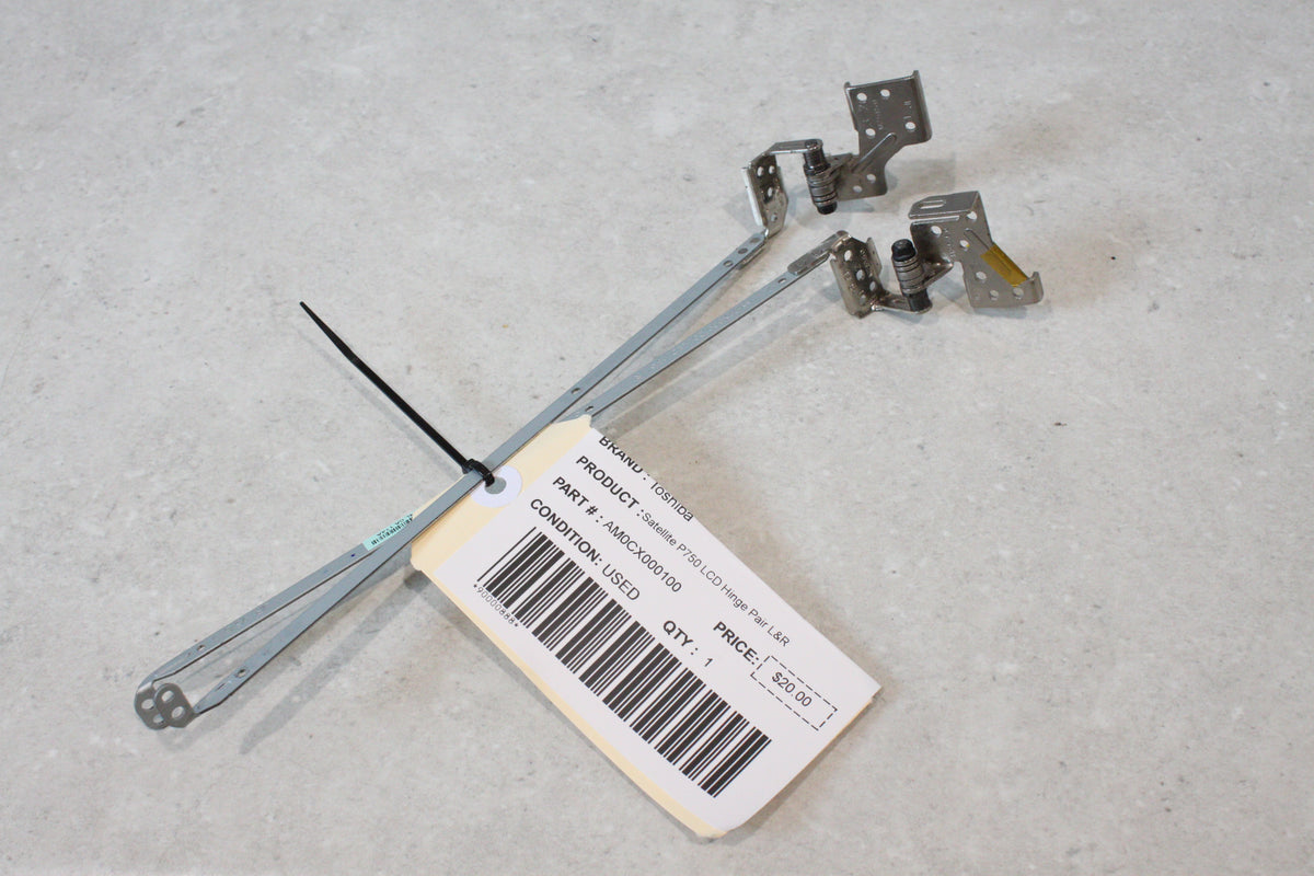 Toshiba Satellite P750 LCD Hinge Pair L&R AM0CX000100