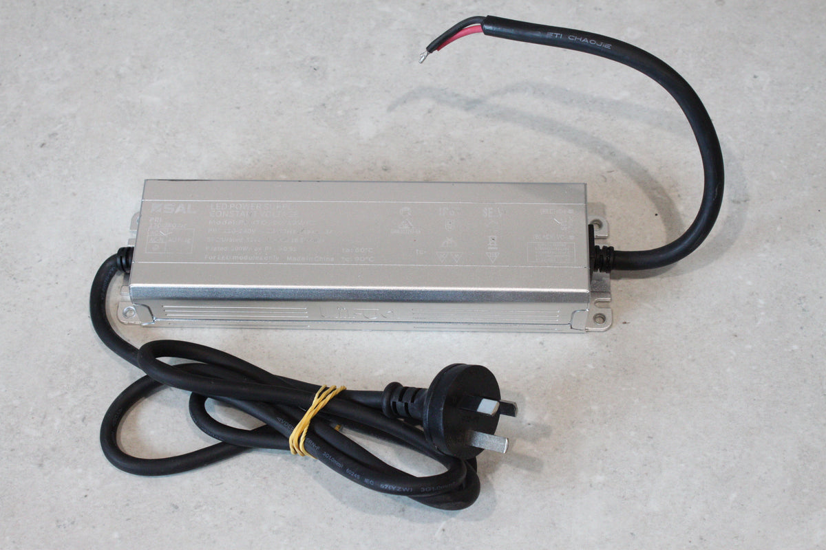 SAL Pluto LED Driver 200W 12V Constant Voltage IP67 with Flex & Plug