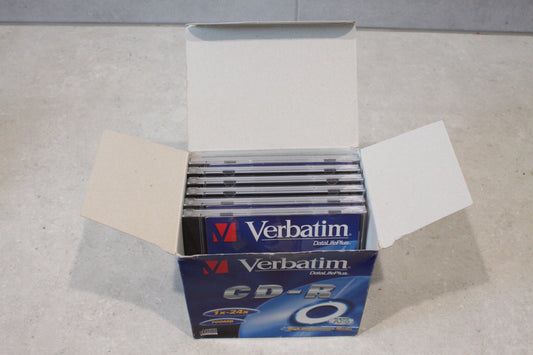 Verbatim CD-R 700MB 52x High Speed Jewel Case 6 Pack (opened)