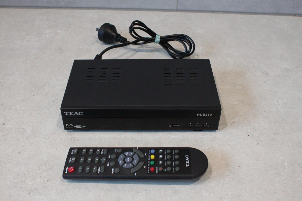 TEAC HD Set Top Box with Remote Digital TV HDB850