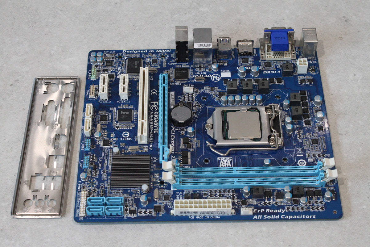 GIGABYTE LGA1155 Motherboard Micro ATX  DDR3 GA-H61M-USB3-B3