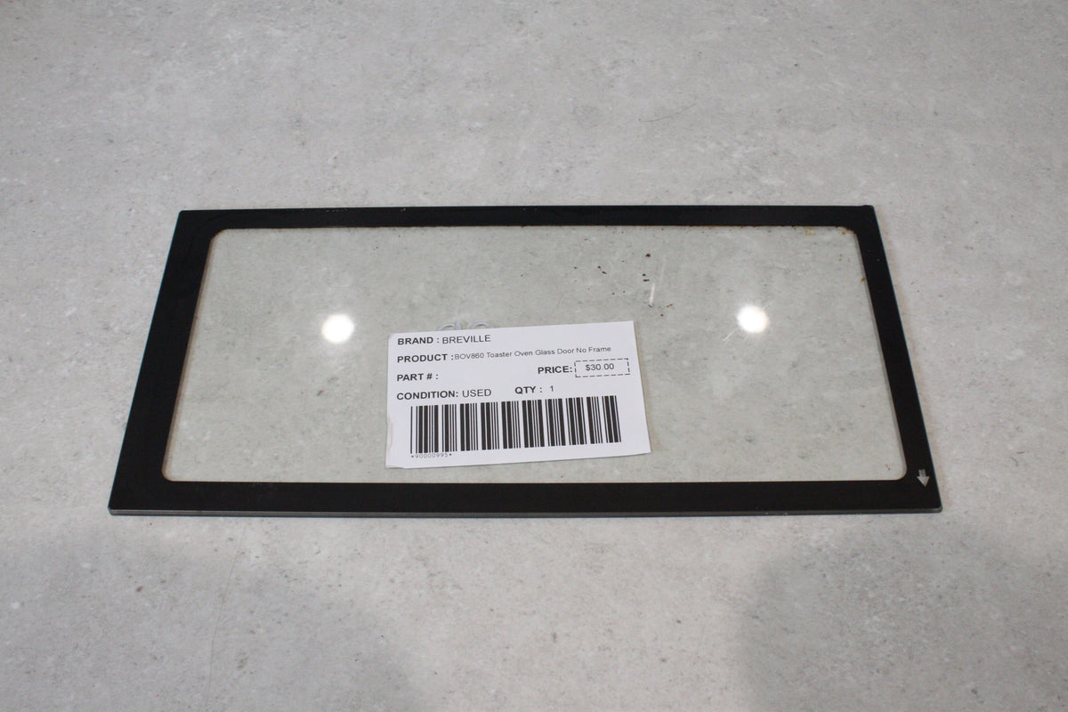 BREVILLE BOV860 Toaster Oven Glass Door No Frame
