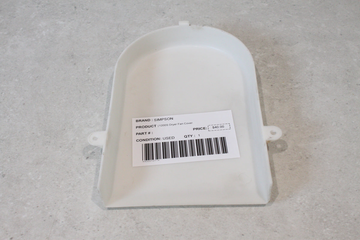 SIMPSON 1200S Dryer Fan Cover