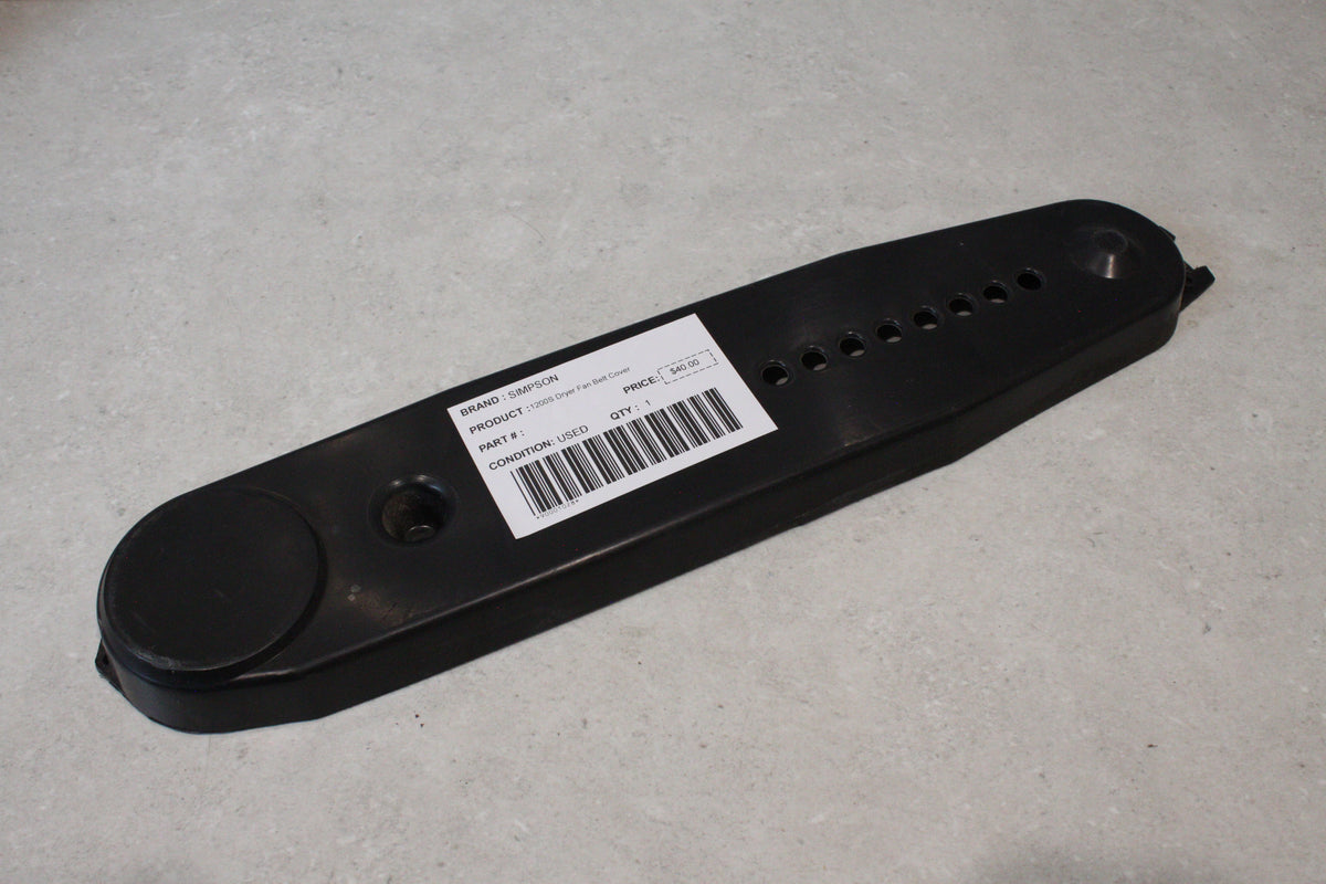 SIMPSON 1200S Dryer Fan Belt Cover