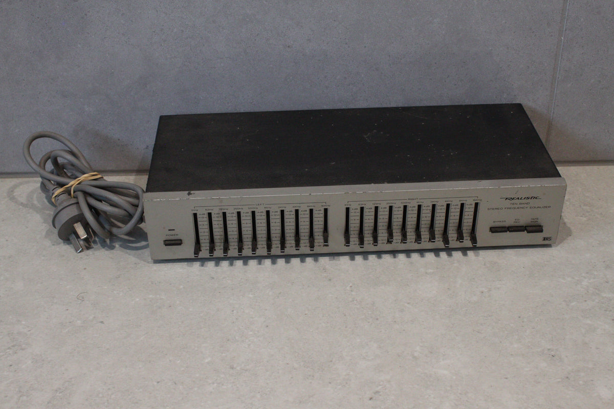 Realistic Model 31-2008 Ten Band Stereo Frequency Equalizer 10