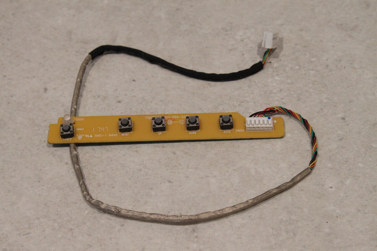Internal Monitor Menu Button Control PCB 715G6039-K01-004-001S