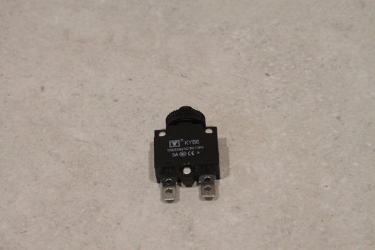 Push Button Thermal Overload Switch 250VAC 3A KYB8