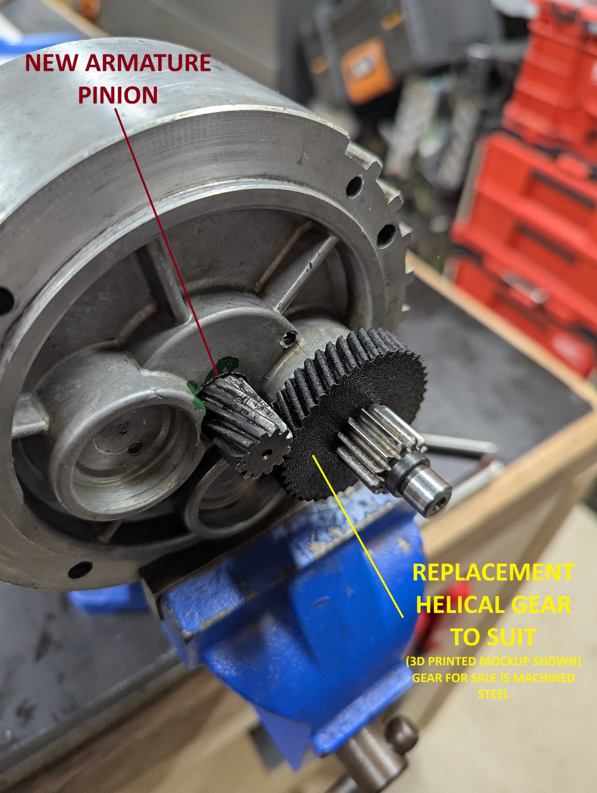 Helical Gear 46T for Ridgid 535 Pipe Threader 1st Intermediate E-2600-X