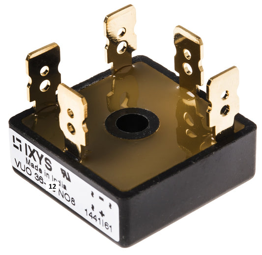IXYS VUO36-12NO8 Bridge Rectifier Module, 1200 V 600 A, 5-Pin