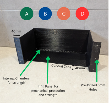 GoodWe Cable Cover - Suit EH Plus, EHB , ET Battery Inverter AS/NZS 5139:2019
