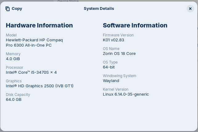 HP Compaq Pro 6300 All-In-One PC – Fast Wi-Fi – Zorin OS 18