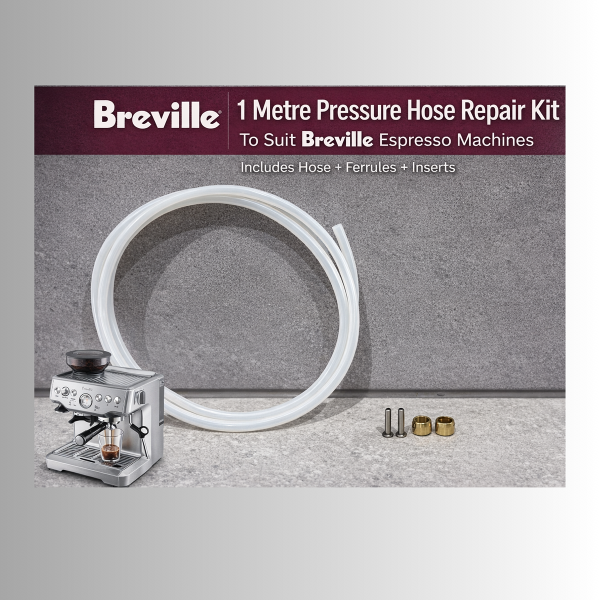 Espresso Pressure Hose Tube Pipe Repair Kit To Suit Breville – Steam / Boiler Line + Fittings