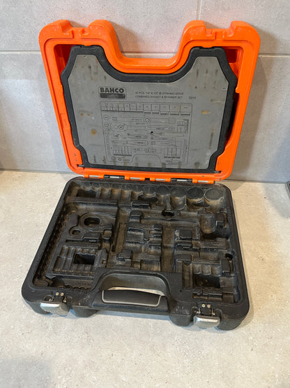 BAHCO 92 Piece Socket Set EMPTY CASE S910
