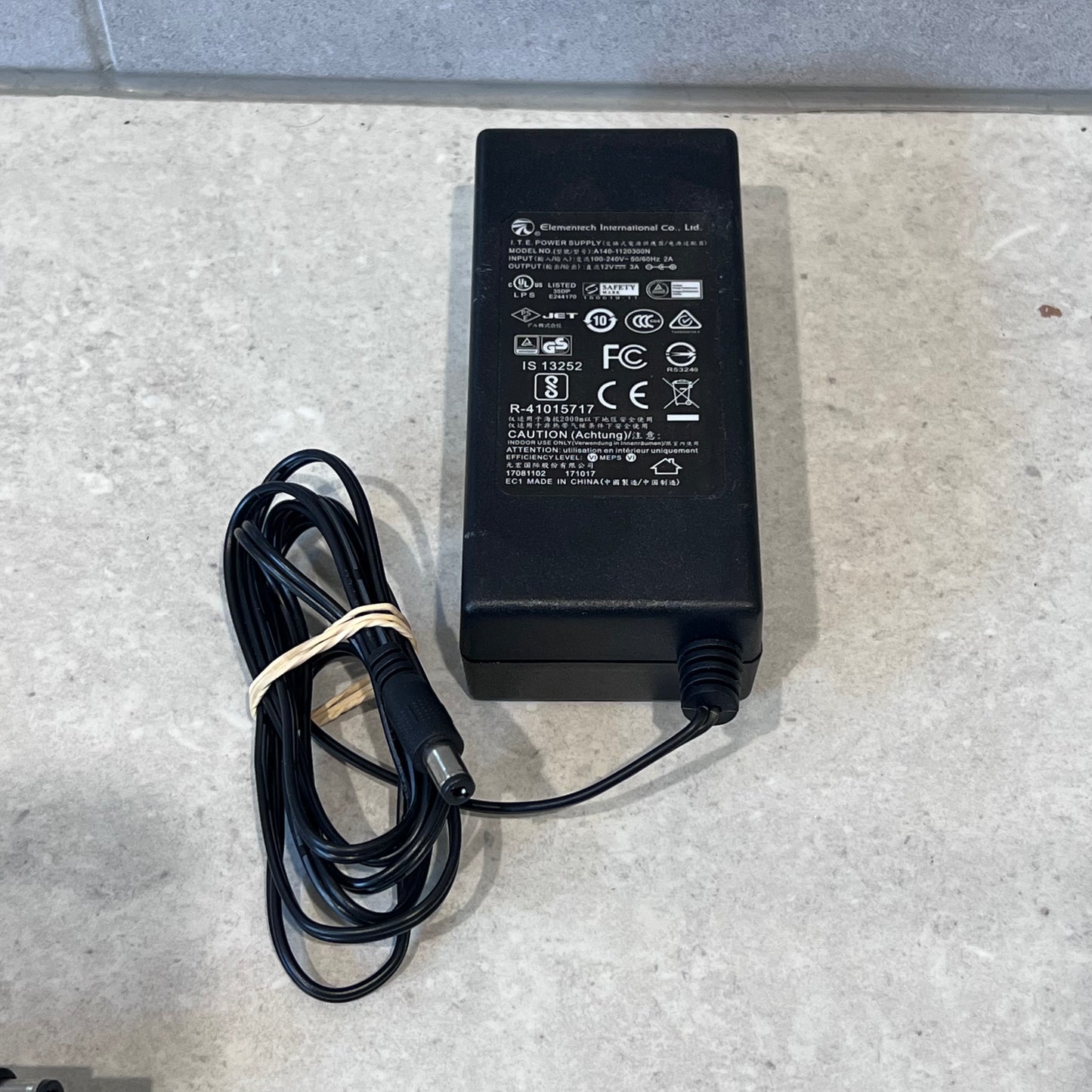 12V 3A DC Elementech International A140-1120300N ITE Power Supply